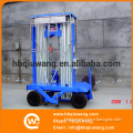 Big Wheel Double Mast Upright Vertical Lift, Lift Platform